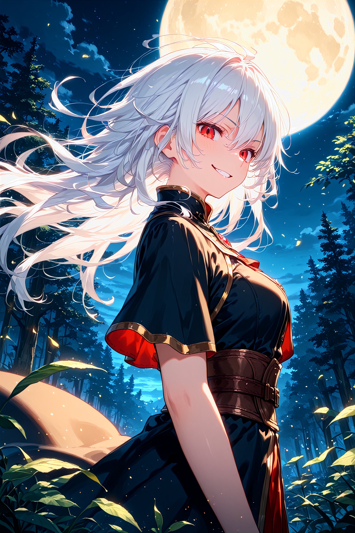 00166-1976823658-masterpiece,best quality,_1girl,white hair,red eyes,fantasy,evil smile,nature,messy hair,night,moon,wind,from side,looking at vi.jpg